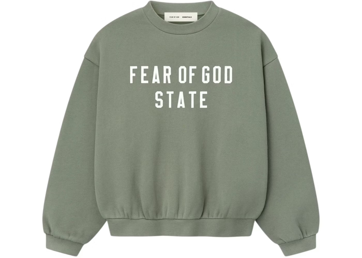 Fear Of God Essentials 90’s Fleece Crewneck Moss
