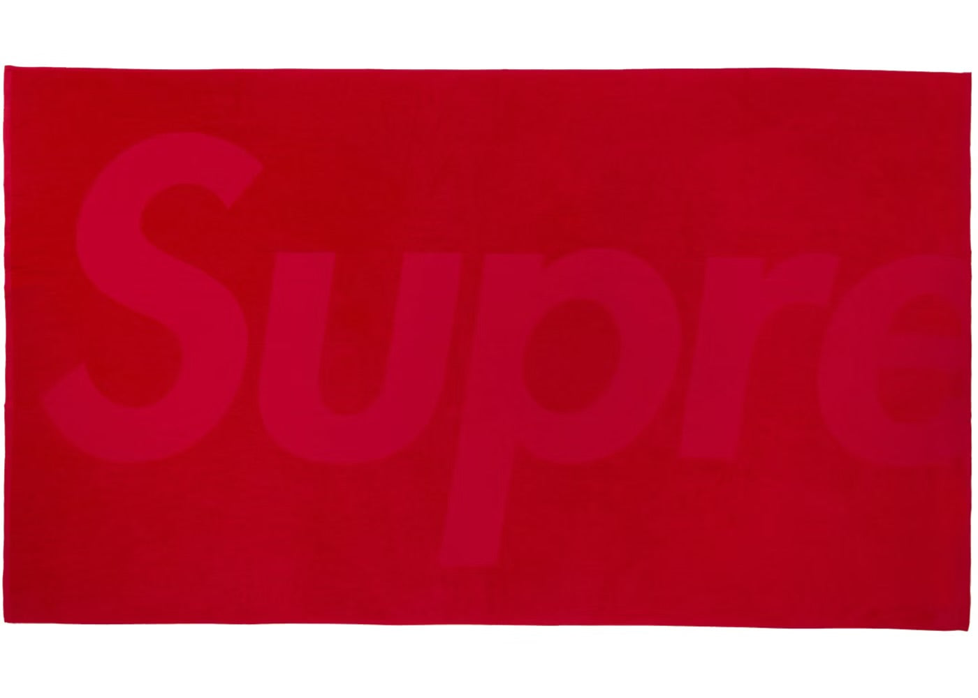 Supreme Tonal Logo Towel (SS24) Red