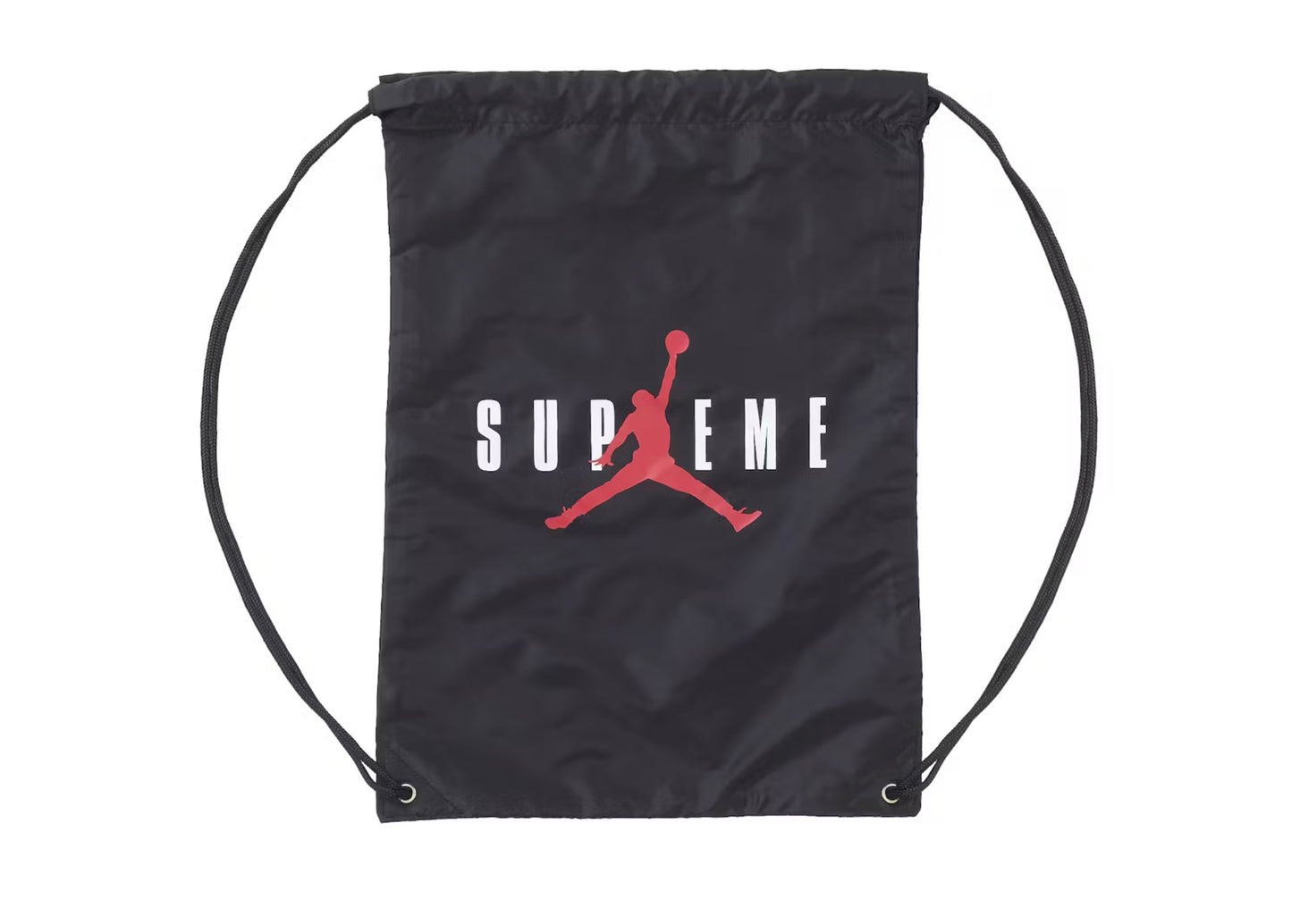 Supreme Jordan Drawstring Bag Black