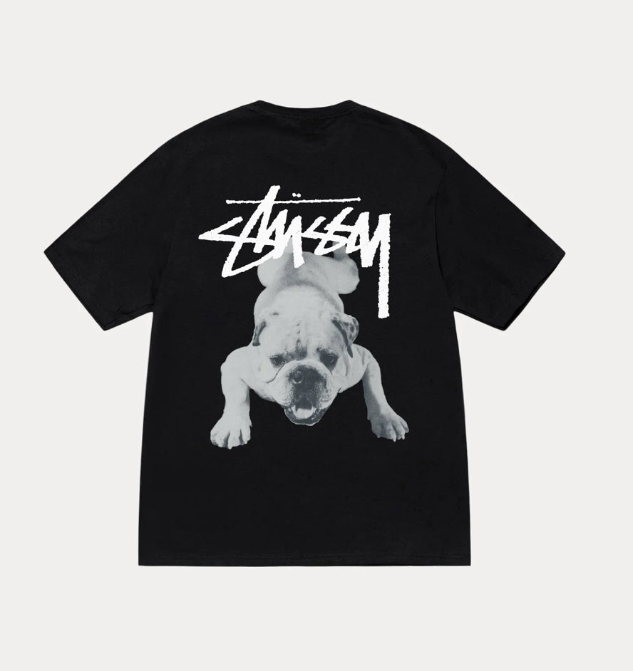 Stussy Stock Dog Tee Black