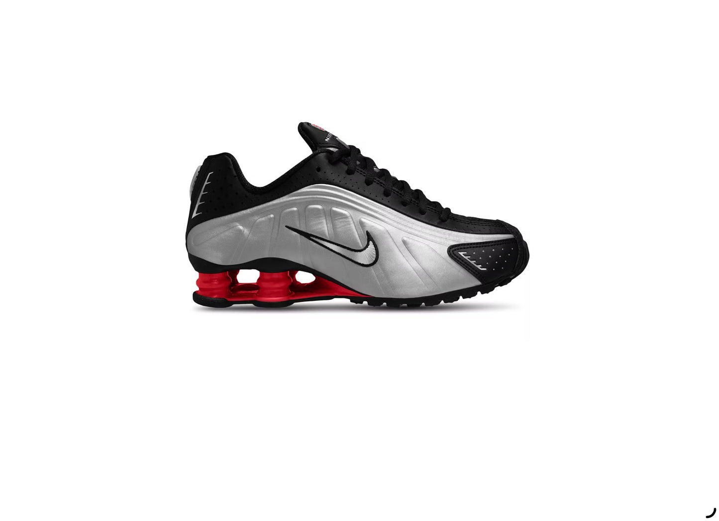 Nike Shox R4 Black Metallic Silver (2025) (Women's)