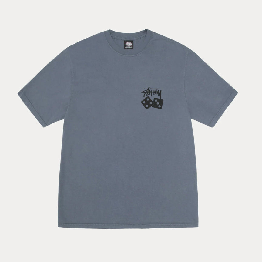Stussy Pigment Dyed Dice Tee Navy