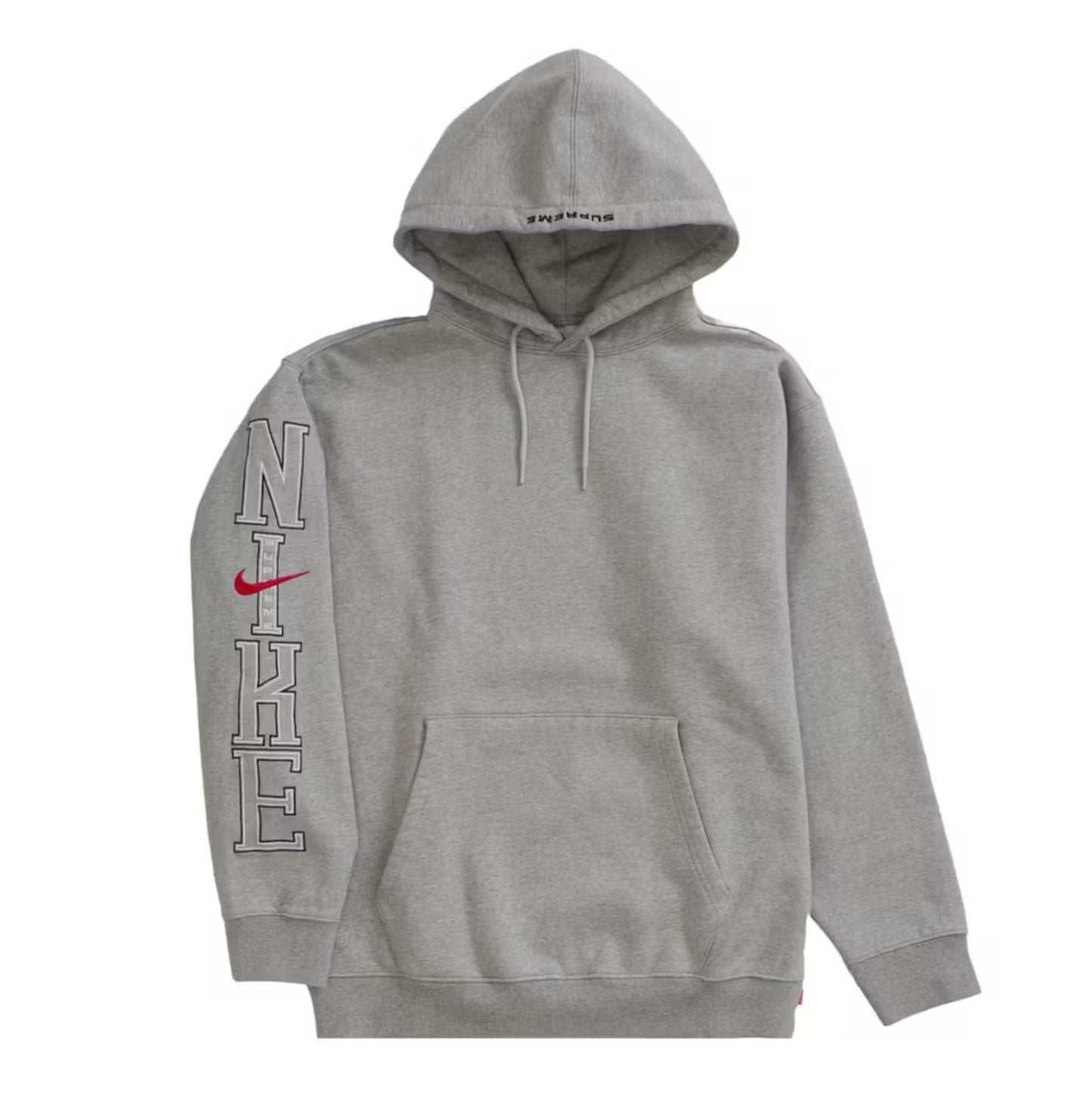 Supreme Nike Hooded Sweatshirt Heather Grey
