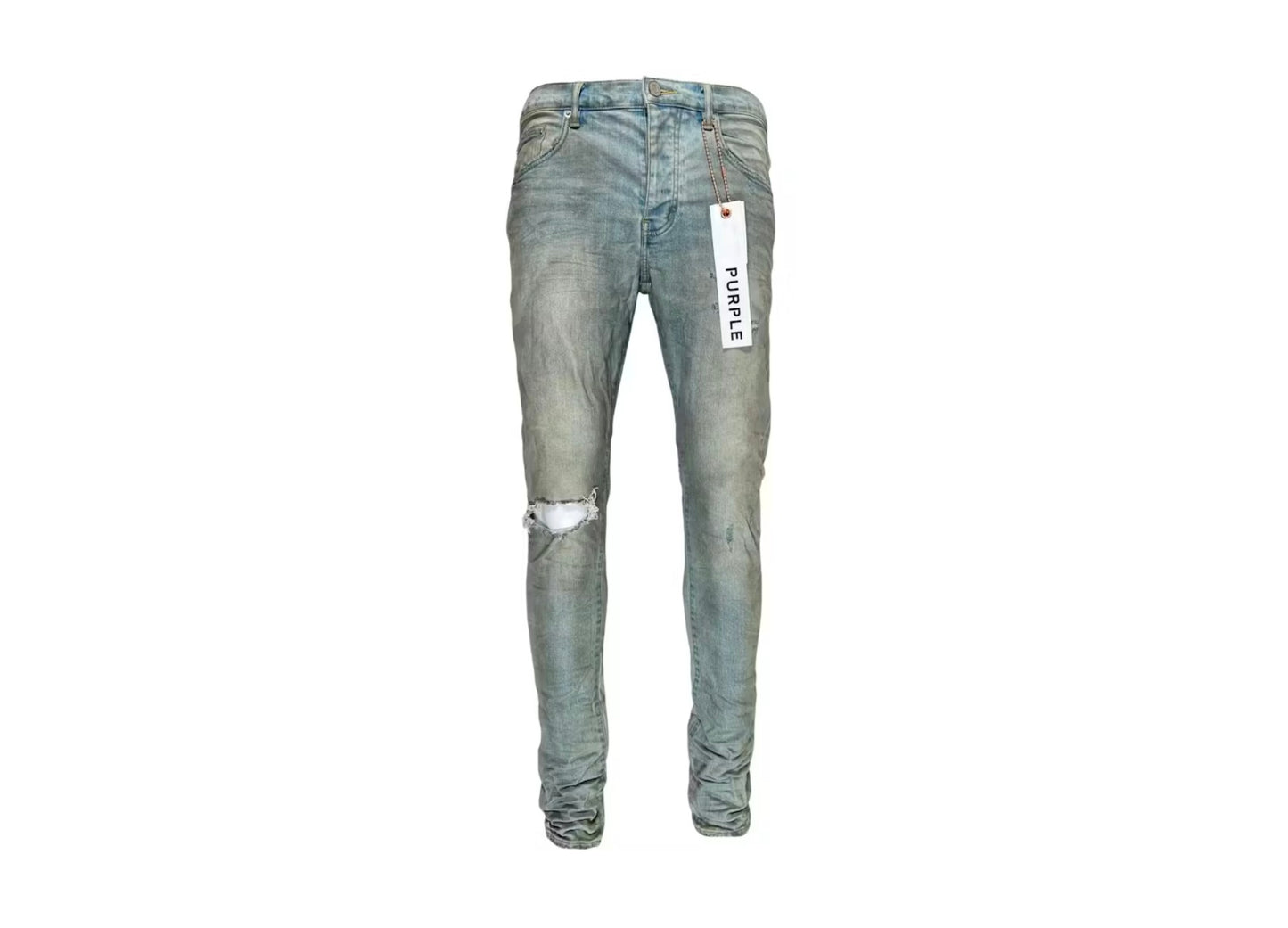 Purple Jeans Light Dirty Wax
