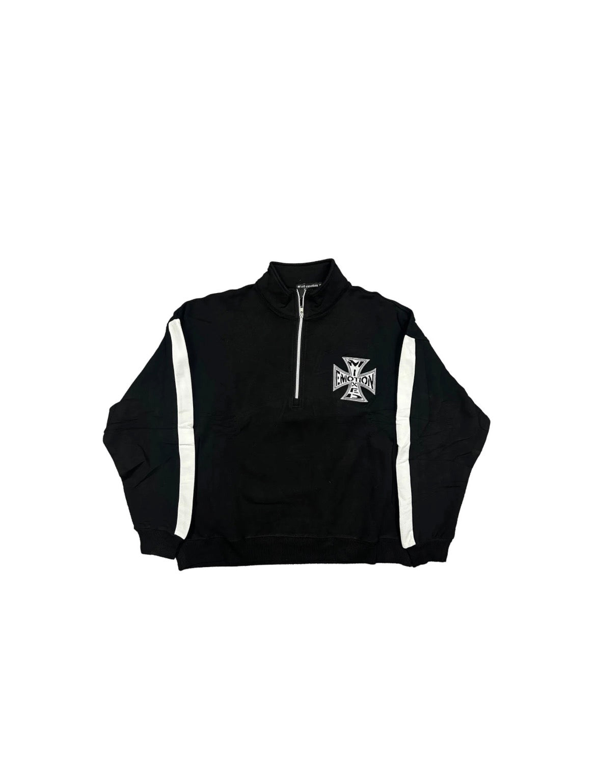 Mixed Emotions Black "Quarter" Zip Jacket