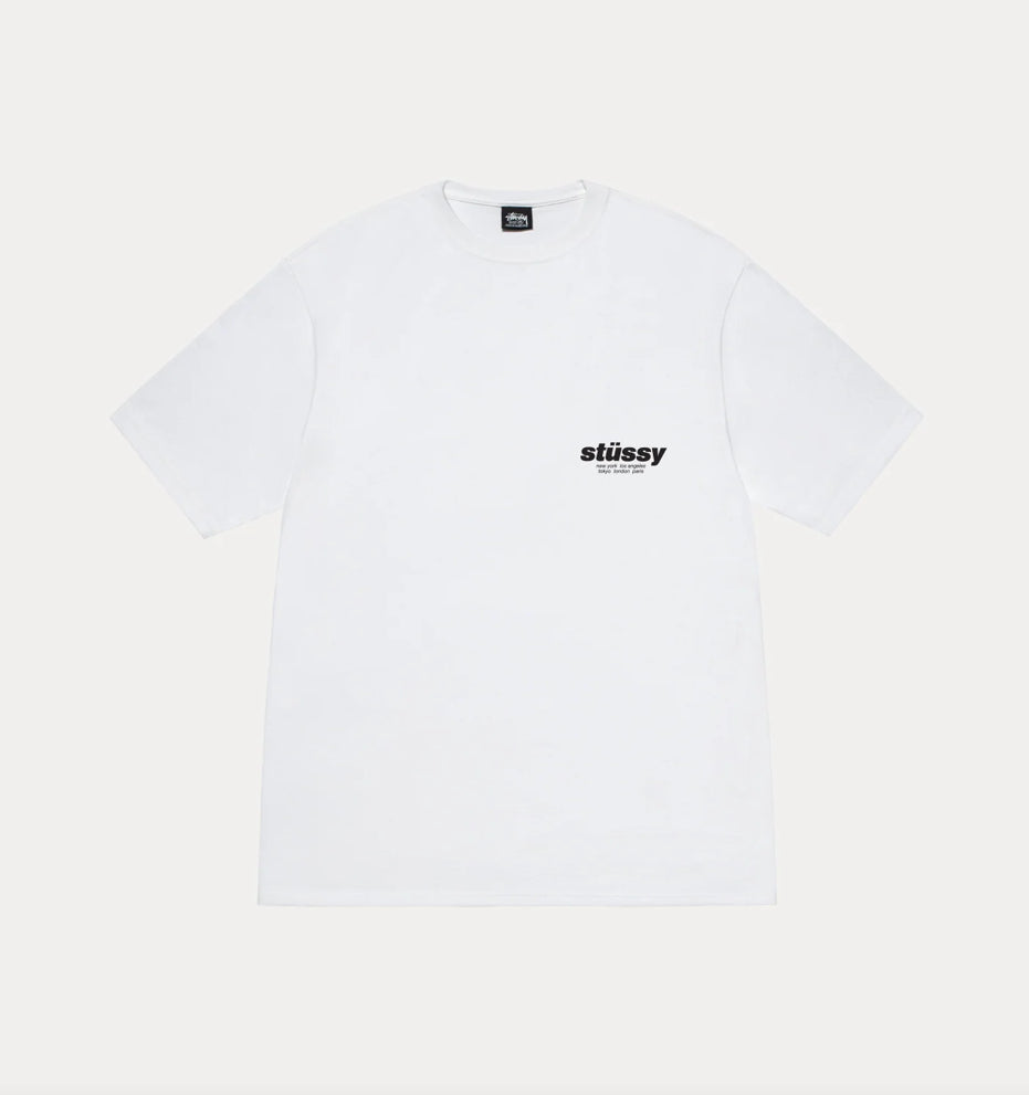 Stussy Rollers Tee White