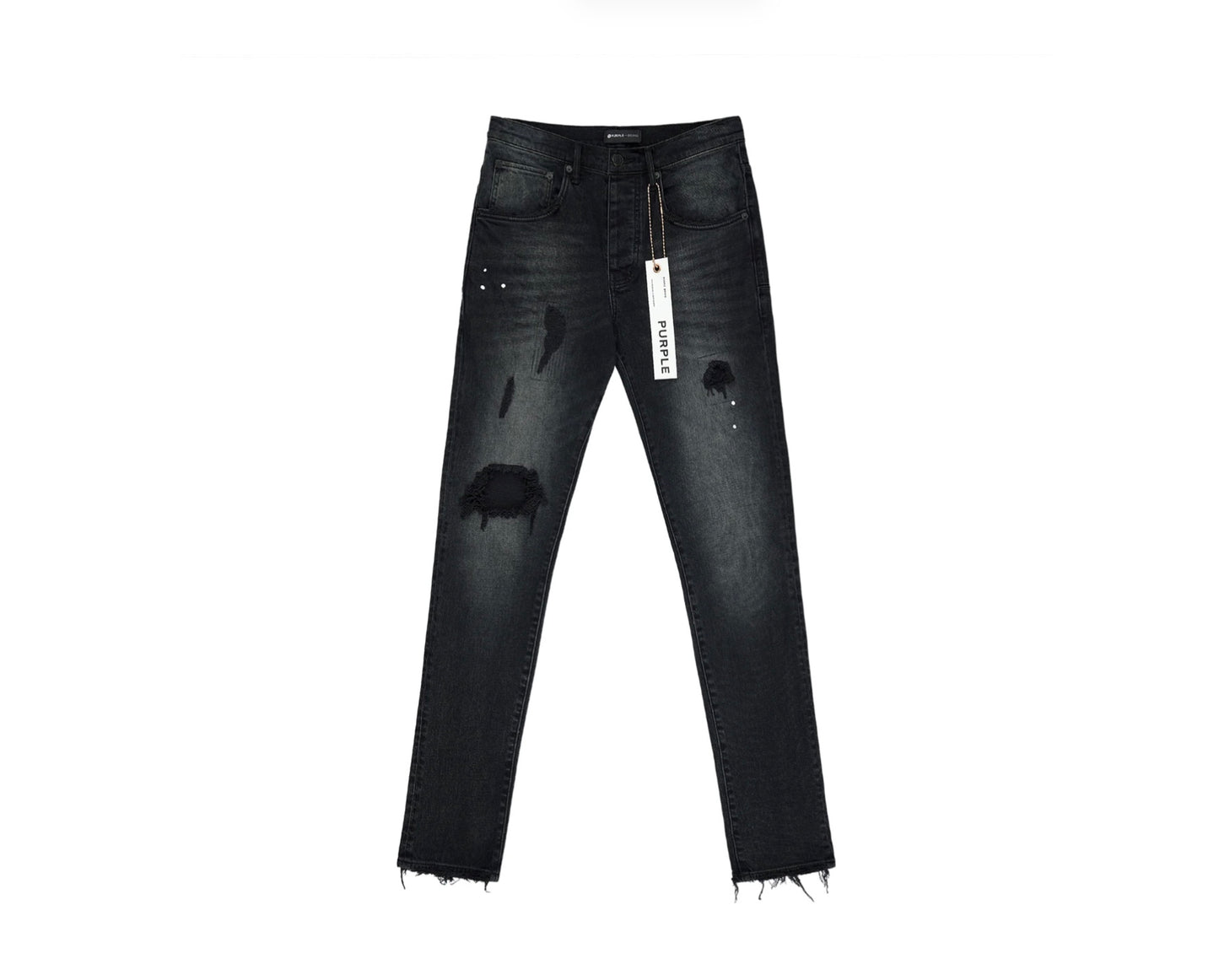 Purple Jeans Black Repair