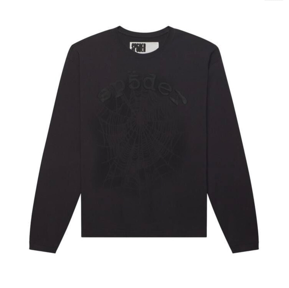 Sp5der Distressed OG Web V2 Long-Sleeve 'Granite