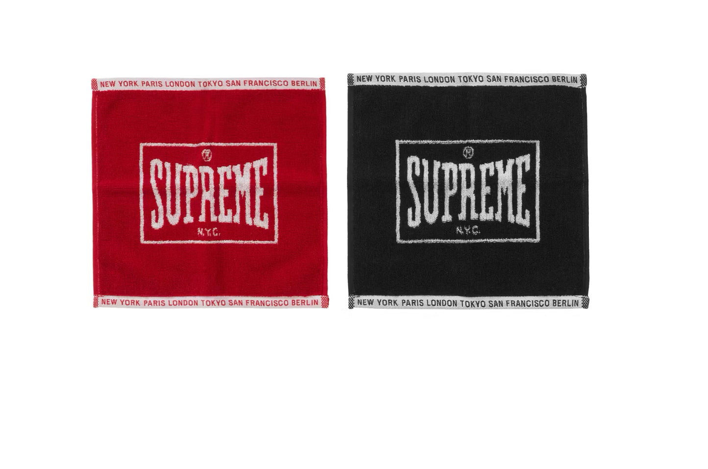Supreme Square Mini Towels (Set of 2) Multicolor