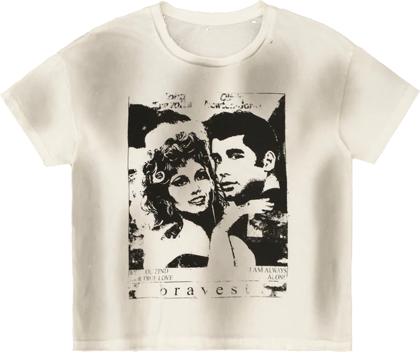 Vintage Greaser T-Shirt White