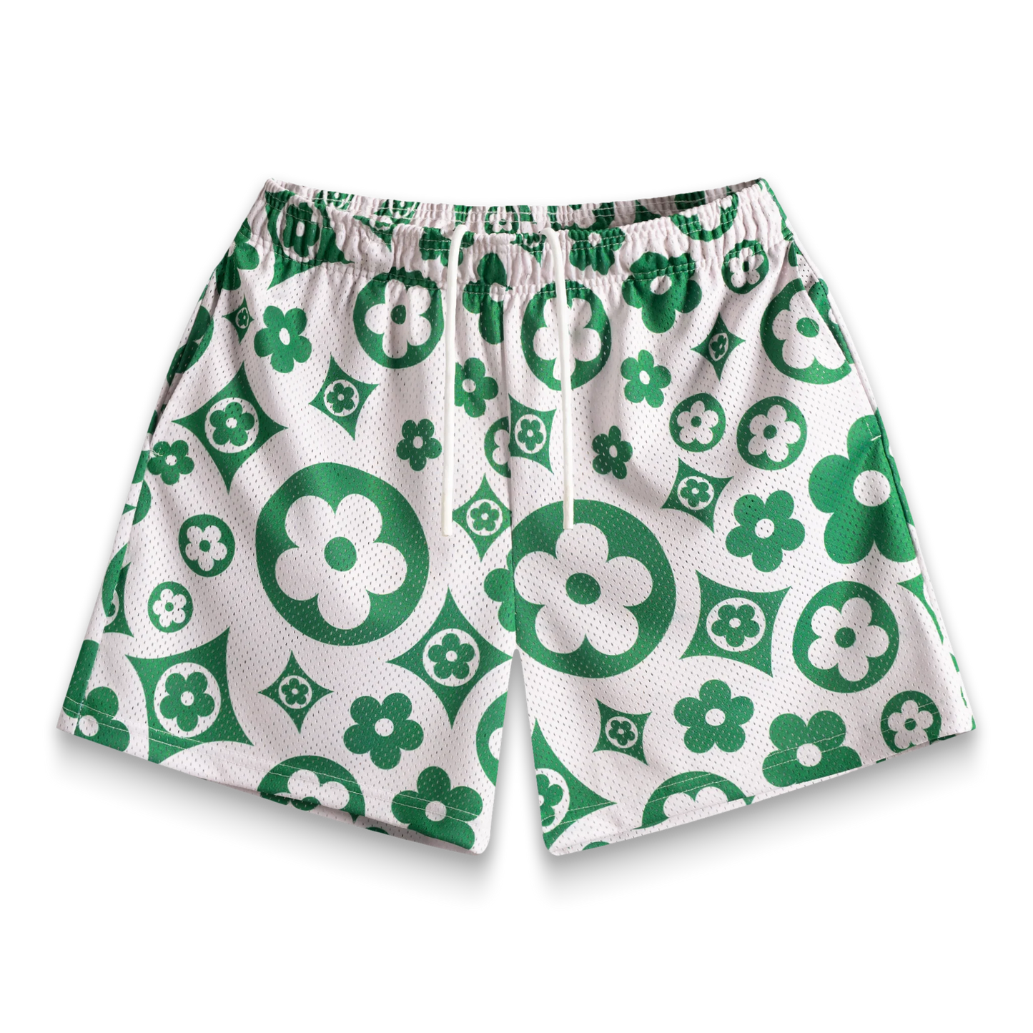 Bravest Studio Cream Flower Shorts
