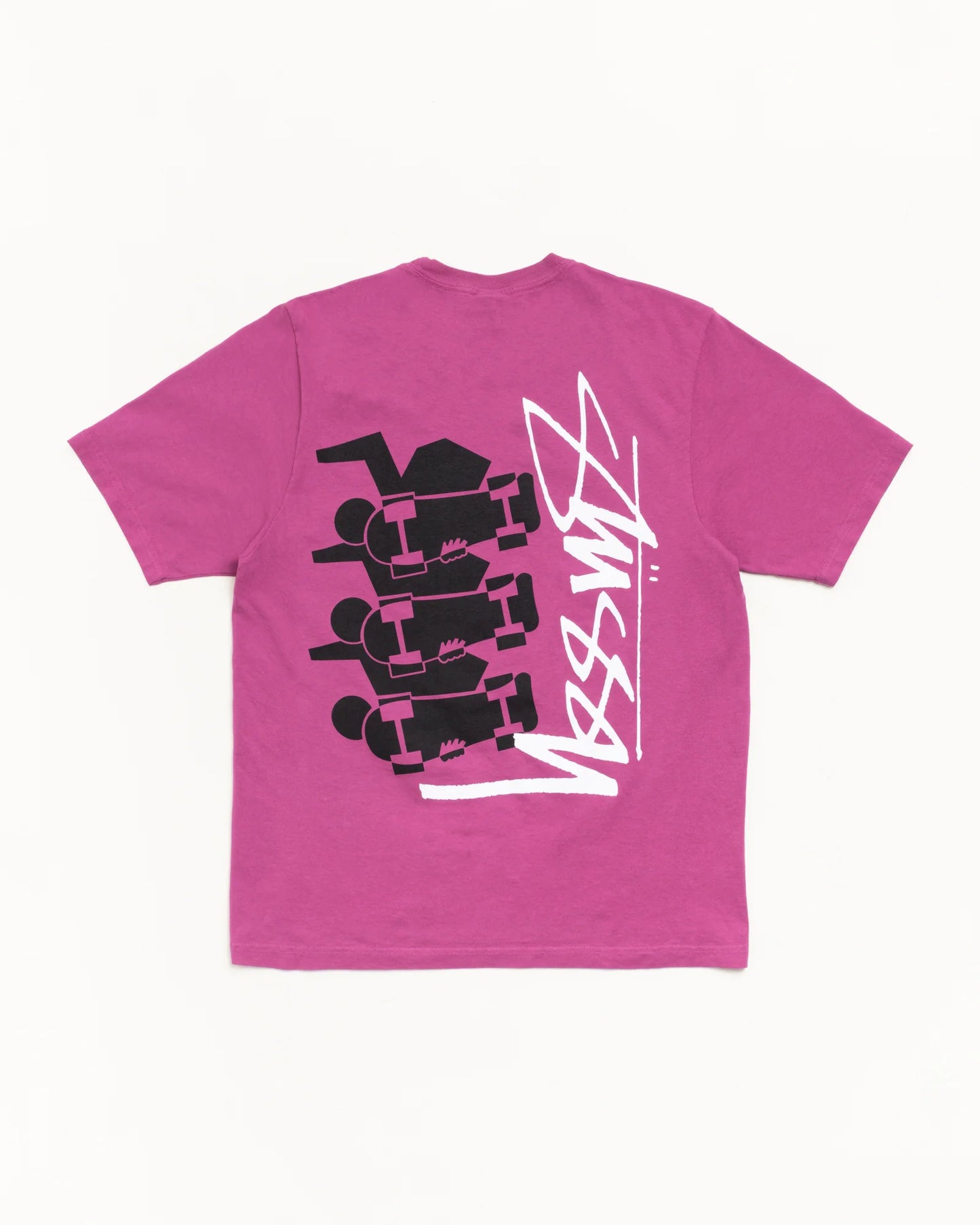 Stussy Skate Stack Tee (Berry)