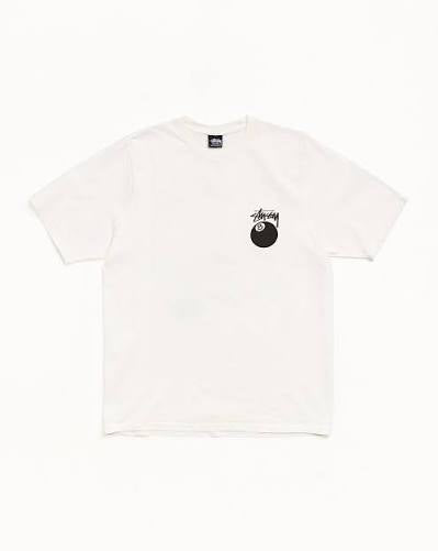 Stussy 8Ball Tee White