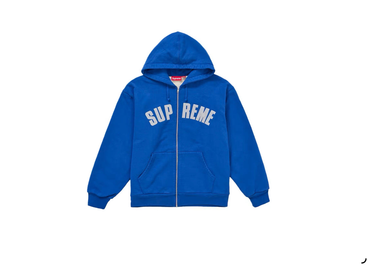 Supreme Arc Thermal Lined Zip Up Hooded Sweatshirt (FW26) Royal