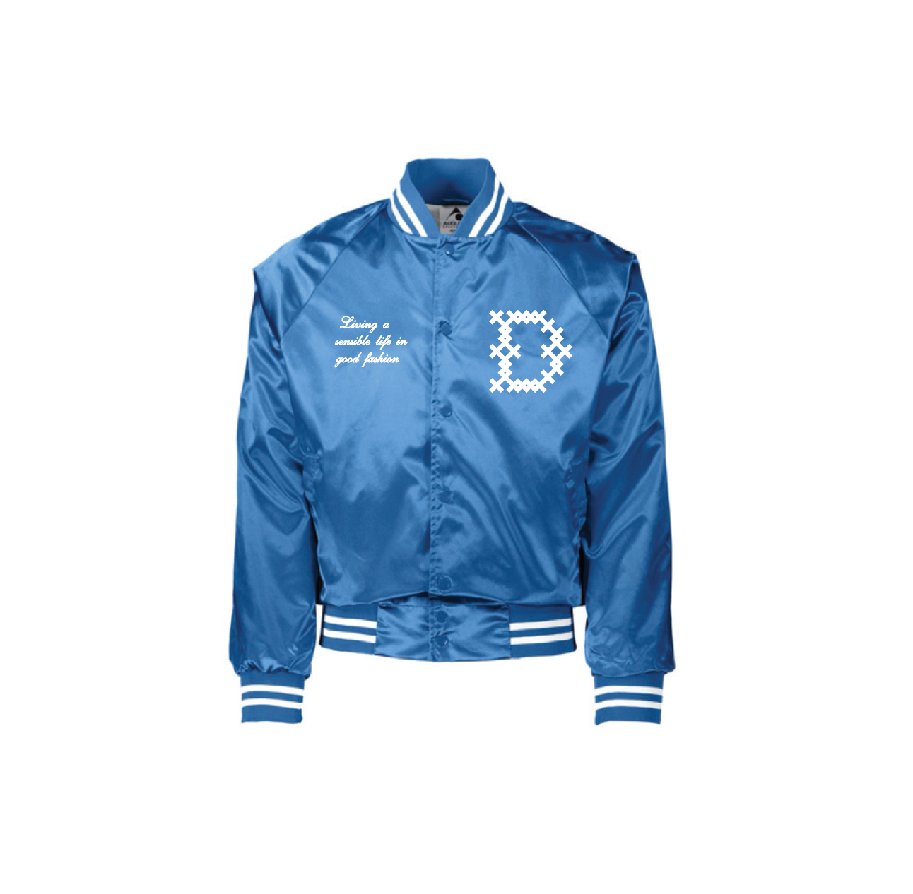 Dutch Kills Baseball Jacket UNC Blue  (Lightly Worn)