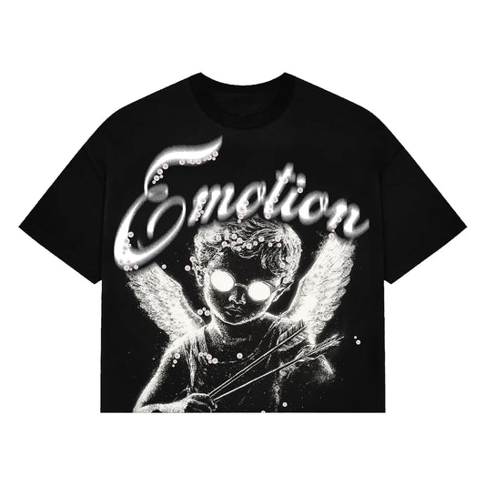 Mixed Emotions Black Pearl Cropped Tee