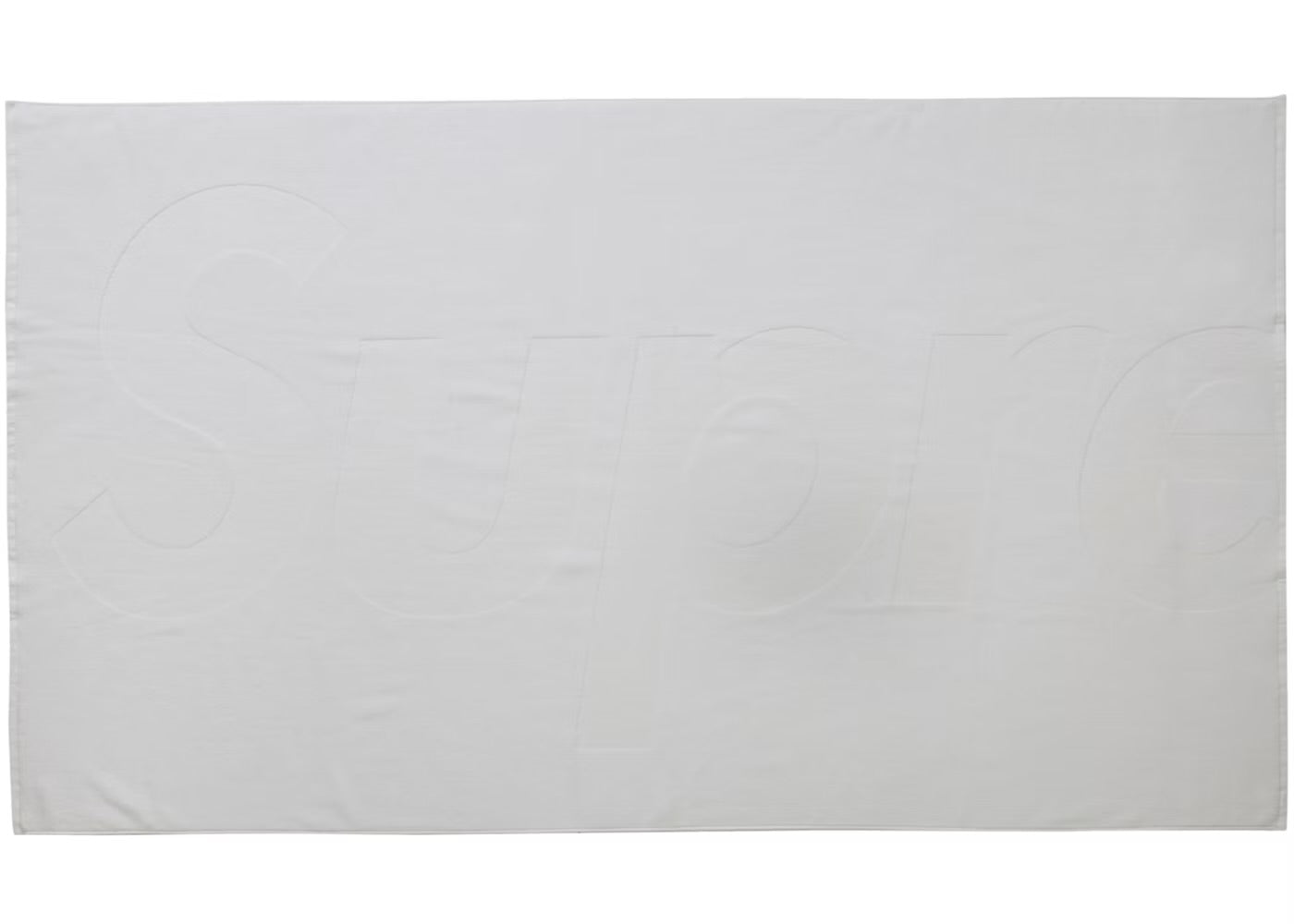 Supreme Tonal Logo Towel (SS24) White