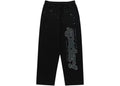 Sp5der Rhinestone Punk V2 Sweatpants Black