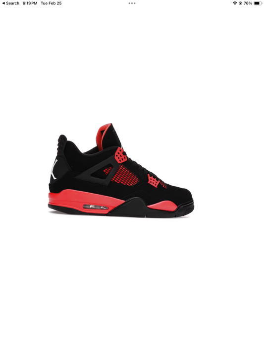 Jordan 4 retro red thunder