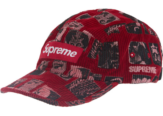 Supreme Weirdo Dave Corduroy Camp Cap (Red)