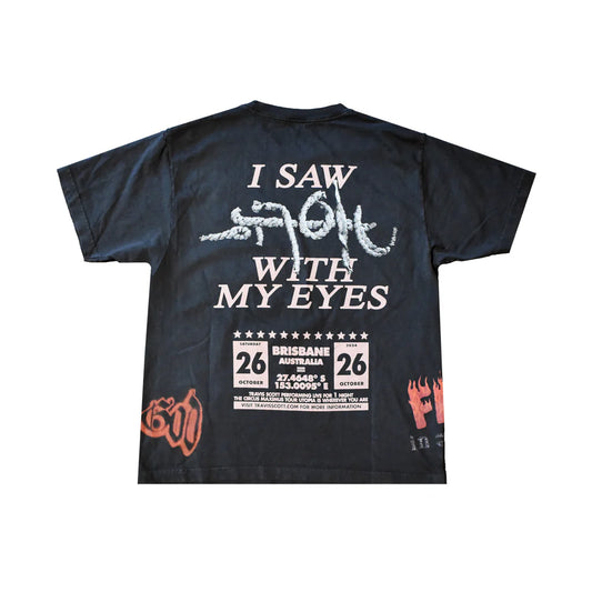 Travis Scott I Saw With My Eyes MetLife Exclusive Tee (Black)