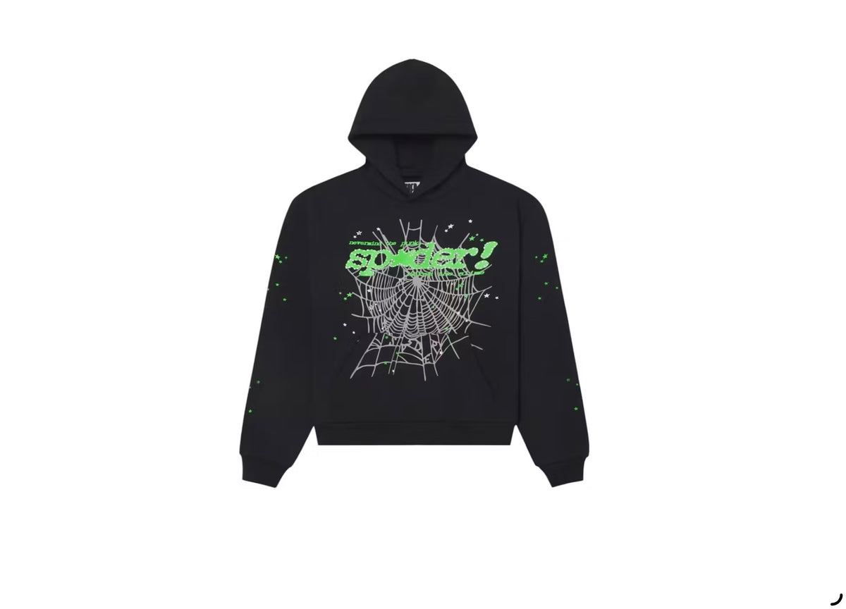 Sp5der Punk V2 Hoodie Onyx