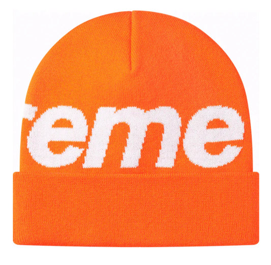 Supreme Big Logo Beanie (FW24) Orange