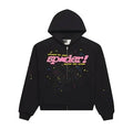 Sp5der OG Web Punk V2 Zip Up Hoodie