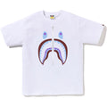 Bape Colors Shark Head White Tee
