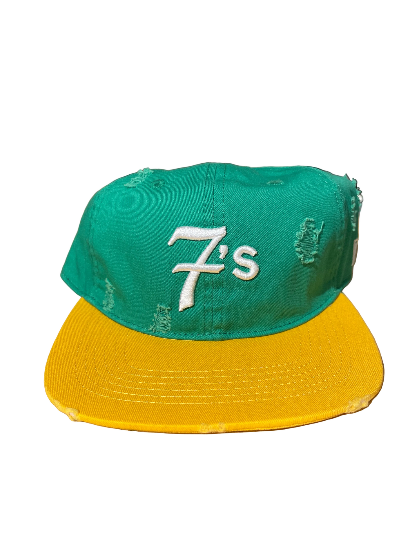 Triple Sevens Green/Yellow SnapBack Hat