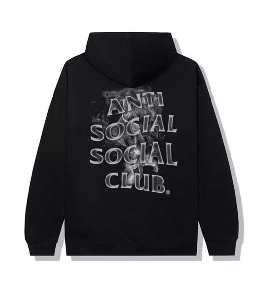 ASSC Burnout Hoodie Black