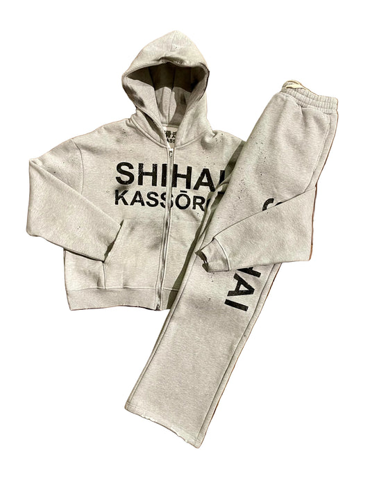 Shihai Kassoro Heather Grey Set