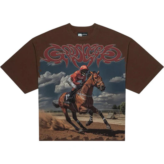 Godspeed Thoroughbred T-Shirt (Brown Wash)