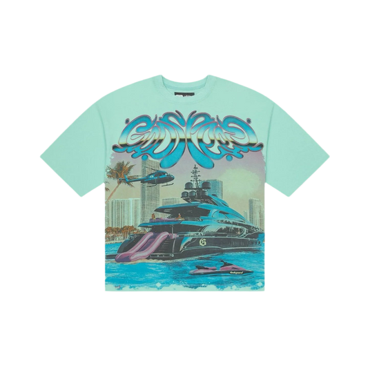 Godspeed Miami Exclusive Yacht T-Shirt Teal