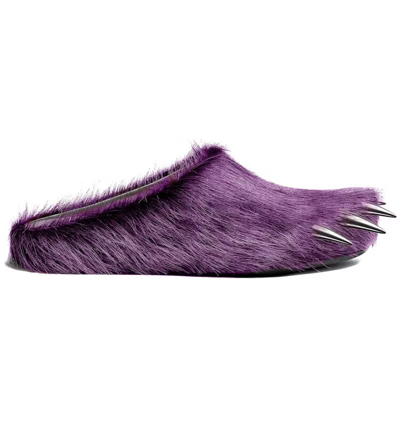 Bravest Purple Bear Claw Mules