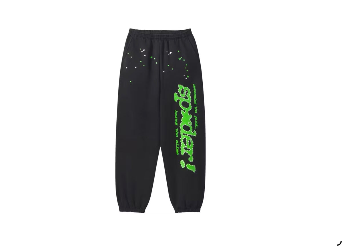 Sp5der Punk V2 Sweatpant Onyx Black