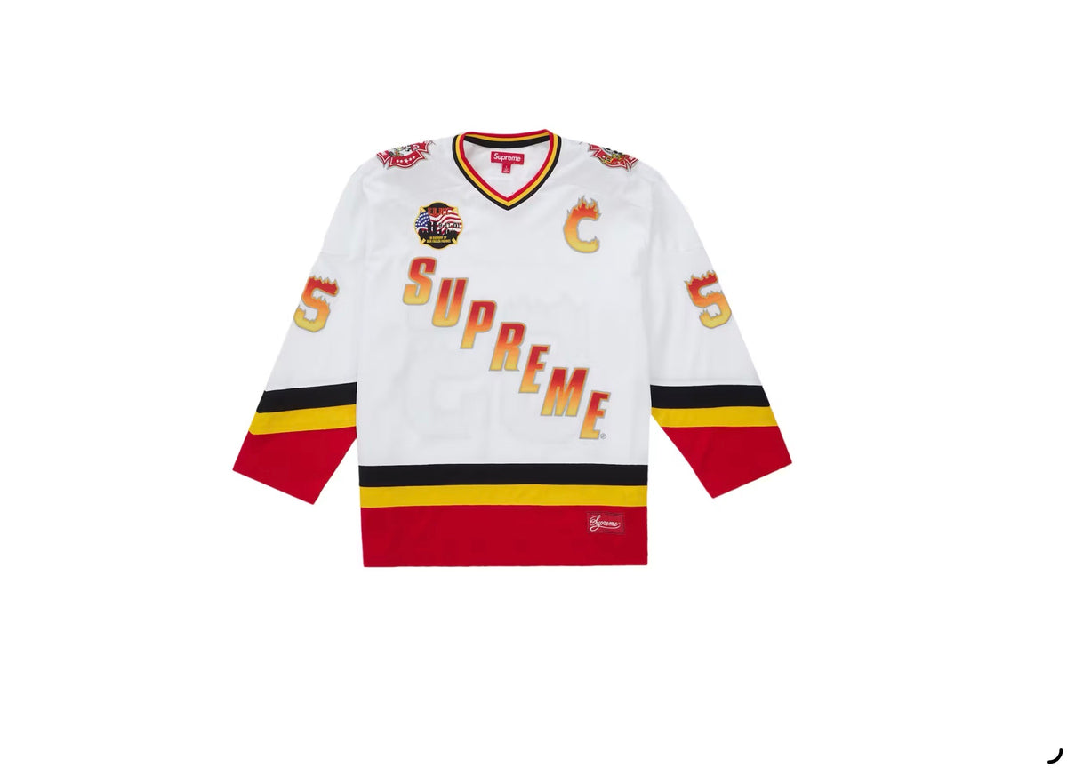 Supreme FDNY Hockey Jersey White