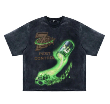 Triple Sevens Pest Control No Rats Tee Green