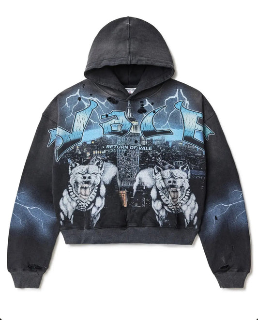 Vale Forever Valley Dreams The Dogs Pullover Hoodie Black
