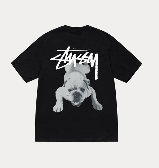 Stussy Stock Dog Tee Black