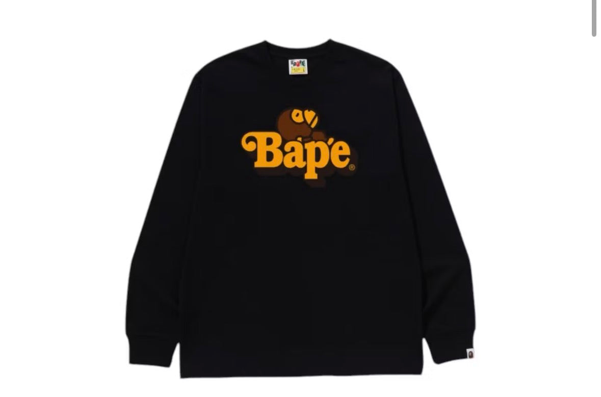 BAPE Milo On BAPE L.S Tee