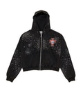 Vale Forever Pluto Clustered Zip Up Hoodie Black