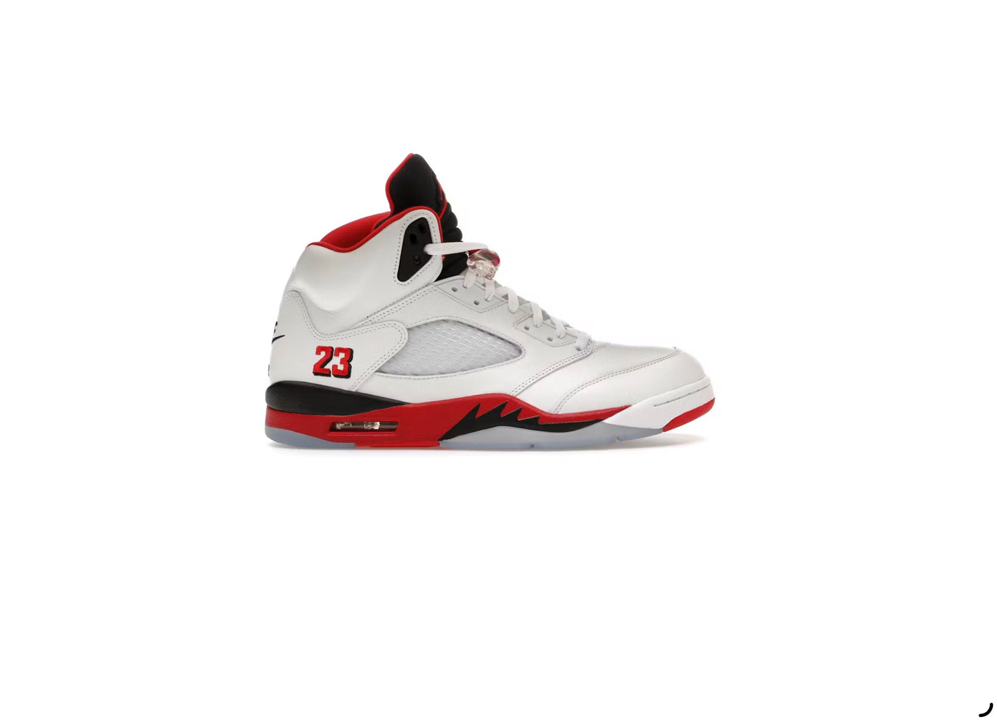Jordan 5 Retro Fire Red Black Tongue (2025)