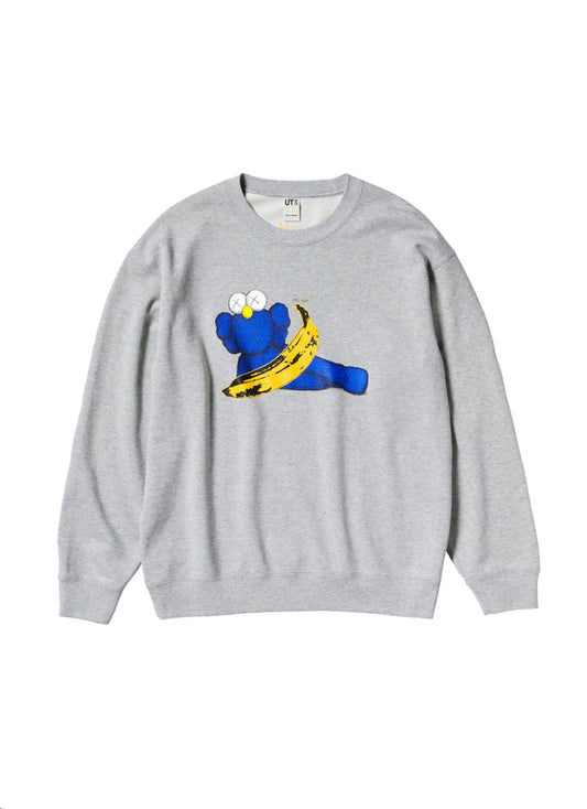 KAWS x Uniqlo Warhol Grey Sweatshirt
