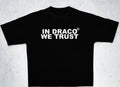 In Draco We Trust Black White Tee