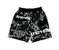 Mixed Emotions Graffiti Shorts Black