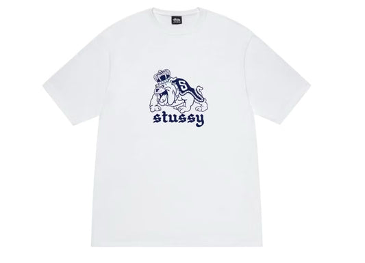 Stussy Bulldog Tee White