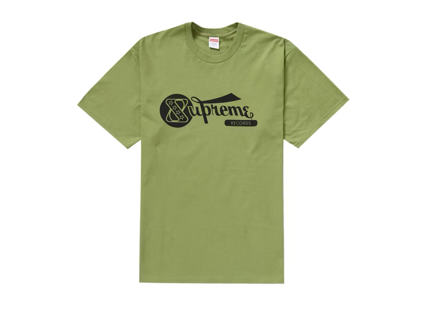Supreme Records Tee Moss Green