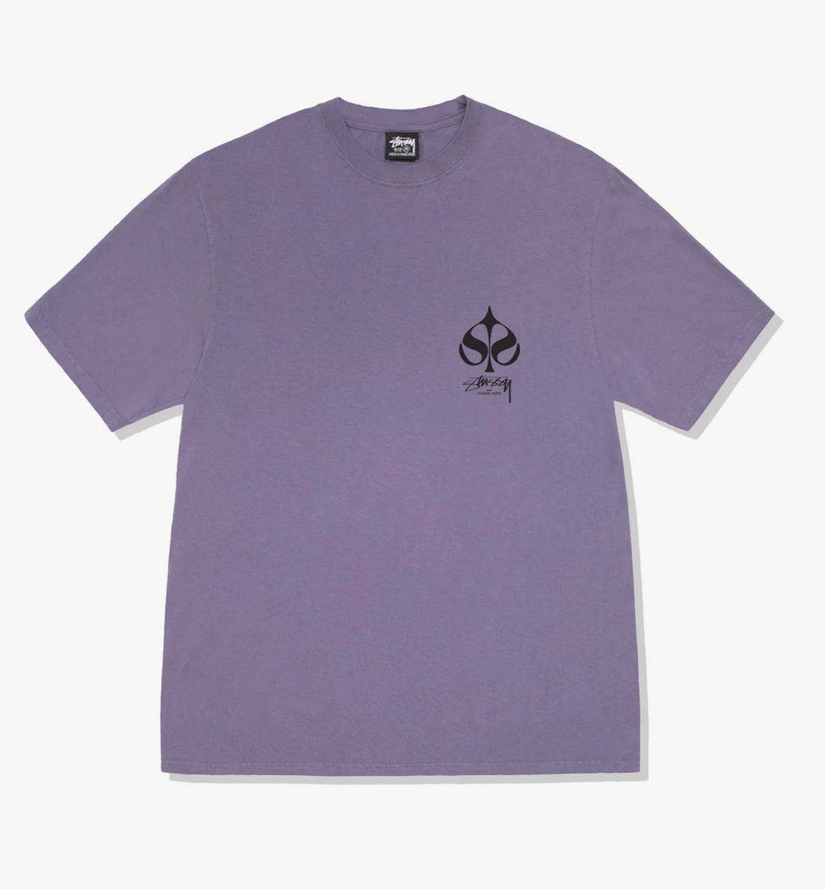Stussy Spade Pigment Dyed Tee Grape