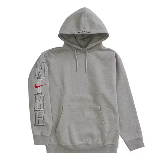 Supreme Nike Hooded Sweatshirt Heather Grey